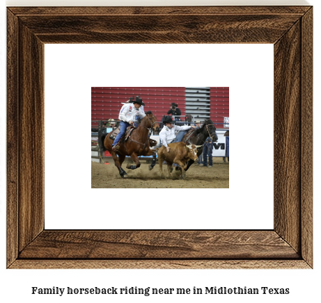 family horseback riding near me in Midlothian, Texas